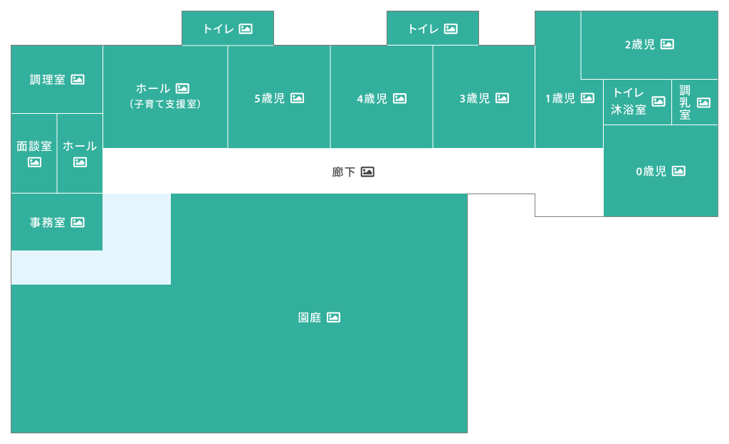 はるやま森の保育園 フロアマップ